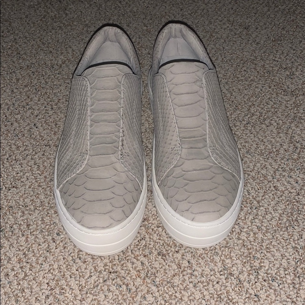 J/SLIDES HEIDI Light Grey Embossed